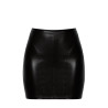 Mini jupe Dark Affair F407 - Noir Handmade