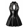 Mini robe One More Kiss F404 - Noir Handmade