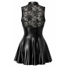 Mini robe One More Kiss F404 - Noir Handmade