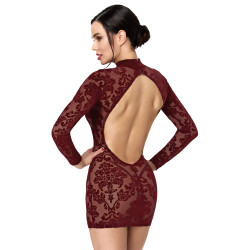Mini robe Masquerade F423 - Noir Handmade