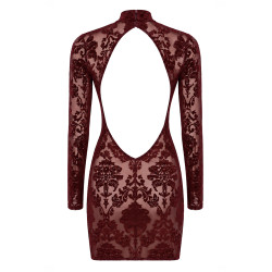 Mini robe Masquerade F423 - Noir Handmade