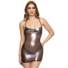 Mini robe Moondust F428 - Noir Handmade