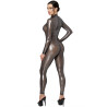 Combinaison 3 zips Moondust F429 - Noir Handmade