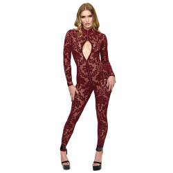 Combinaison 3 zips Masquerade F421 - Noir Handmade