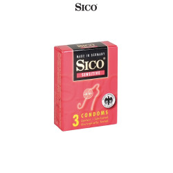 3 Préservatifs Sico SENSITIVE