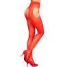 Collants ouvert rouge Morgan