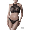Ensemble bustier et string dentelle - Grey Velvet